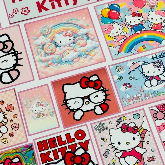 Hello Kitty Sticker Sheet - Picture 2 of 3